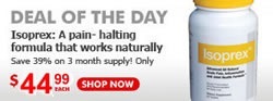 Deal of the Day -- Isoprex: A pain-halting formula that works naturally