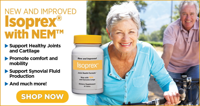 NEW AND IMPROVED Isoprex: Support Healthy Joints and Cartilage: SHOP NOW